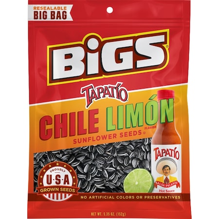 Bigs Bigs Chile Limon Sunflower Seeds 5.35 oz., PK12 1601201214